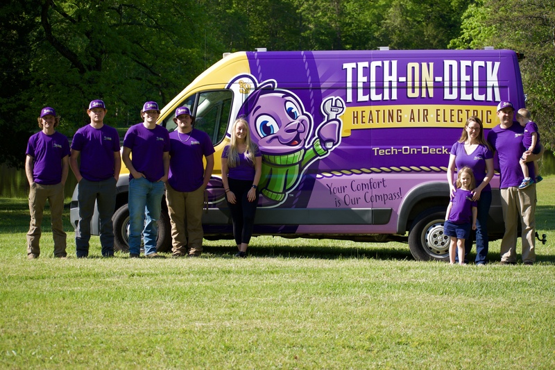 Tech on Deck Heating Air and Electric
